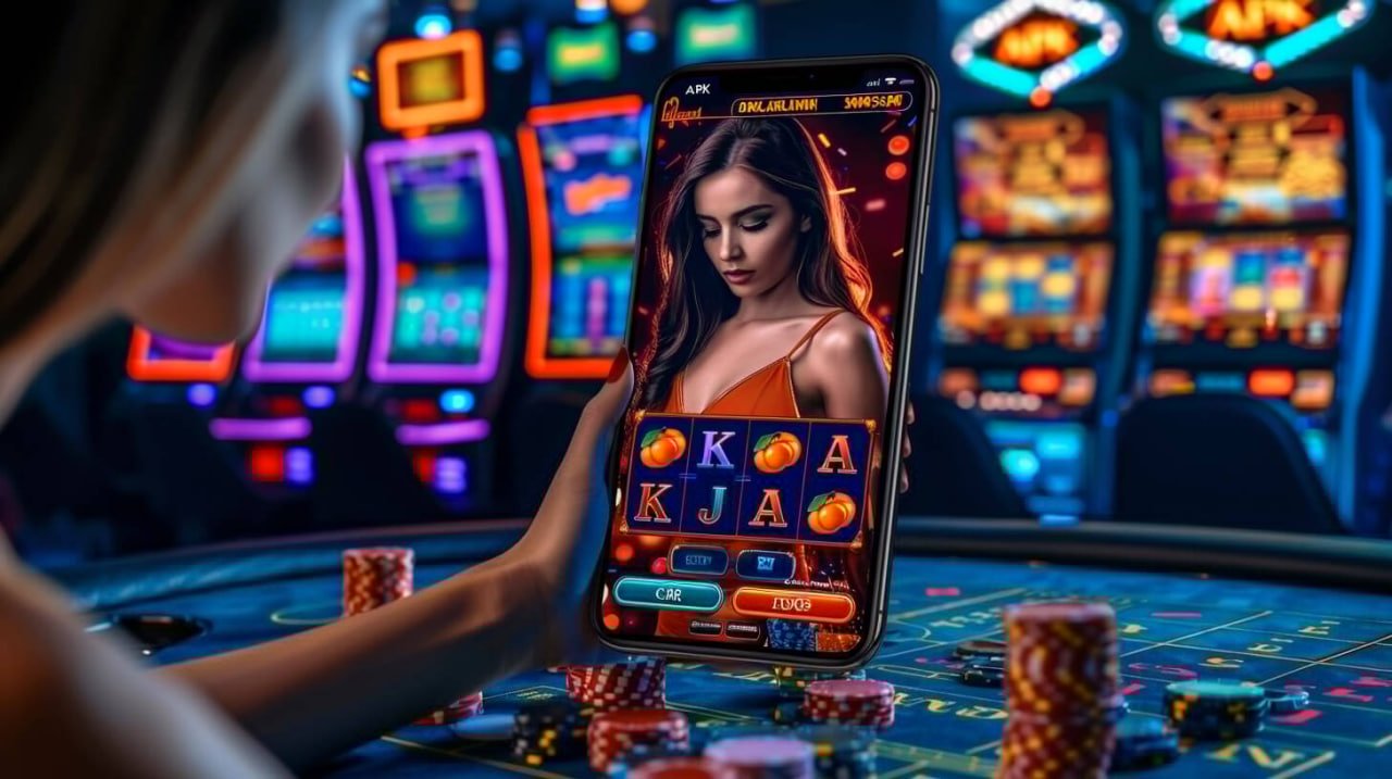 Antarmuka permainan JILI di aplikasi mobile ahliqq dengan kontrol taruhan yang intuitif
